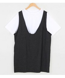 ドッキングデニムワンピース(ワンピース)