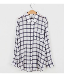 コットンベーシックチェックシャツ(シャツ/ブラウス)