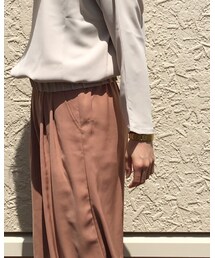 裾のタックがいいね✨ | トップス