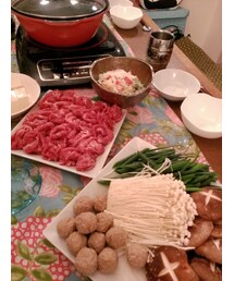 我が家ですきしゃぶパーティー♪ | その他