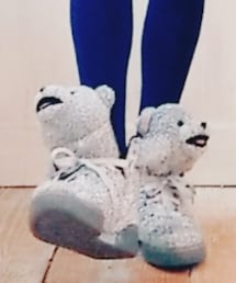 しのちゃんから受け継いだ熊たんスニーカー👟 | スニーカー