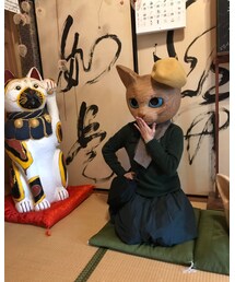 ﾕｷたんと行ったときの猫寺💗💗 | 音楽/本・雑誌