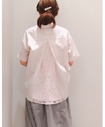シャツレースが可愛い🌷 | シャツ/ブラウス