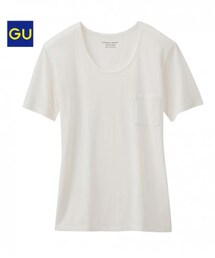 GU | 女裝水洗圓領T恤(Tシャツ/カットソー)