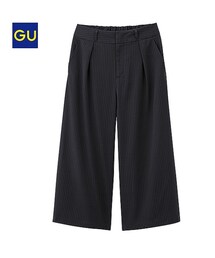 GU | 女裝條紋寬褲 RP(その他パンツ)