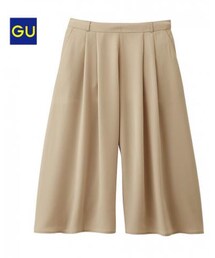 GU | 女裝輕便垂墜寬筒長褲(パンツ)