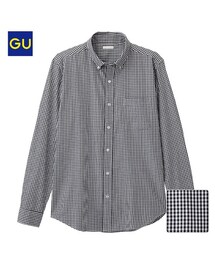 GU | 斜紋格子襯衫(シャツ/ブラウス)