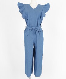 ellerie | フリルダンガリーオールインワン(つなぎ/オールインワン)