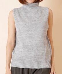 ellerie | ボトルネックニットベスト(ニット/セーター)