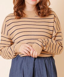 ellerie | A/Wボーダーニット(ニット/セーター)