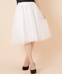 ellerie | 優秀ふんわりチュールスカート(スカート)