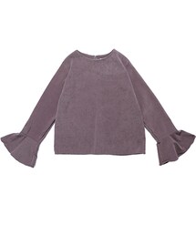 ellerie | フェイクスエード上品ブラウス(シャツ/ブラウス)