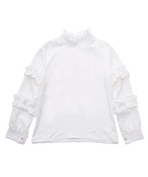 ellerie | ガーリーフリル上品ブラウス(シャツ/ブラウス)