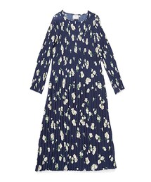 ellerie | プリーツフラワーワンピース(ワンピース)