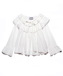 ellerie | ガーリーフリルテイストブラウス(シャツ/ブラウス)