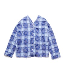 ellerie | パッチワーク風デニムシャツ(シャツ/ブラウス)