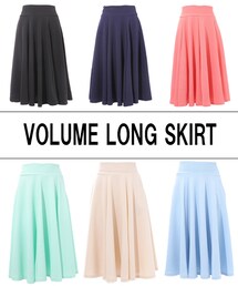 ellerie | 淡カラー上品丈フレアスカート(スカート)