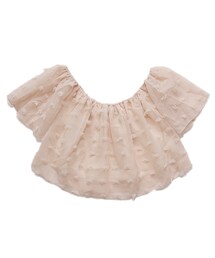 ellerie | 透けドット柄オフショルブラウス(シャツ/ブラウス)