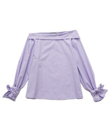 ellerie | 袖リボン結びオフショルブラウス(シャツ/ブラウス)
