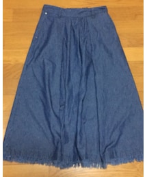 Samansa Mos2 blue | スカート