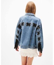 Bershka | Denim jacket with ties(デニムジャケット)