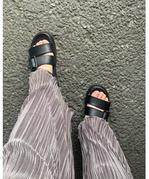 Shoes in Closet | 厚底プラットフォーム ダブルベルトスポーツサンダル《約5.0cmソール》(サンダル)