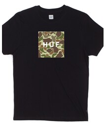 HUF | DUCK CAMO BOX LOGO TEE // BLACK (Tシャツ/カットソー)
