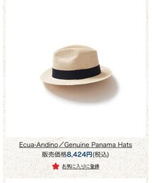 Ecua-Andino | ハット