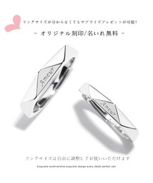 ペアリングネックレス 指輪 ネックレス チェーン 名入れ 名前入れ可 シンプル シルバー 925 刻印 カップルペアリング(リング)