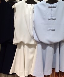 SNIDEL | ルーズタンク×フレアスカートセット
(ワンピース)