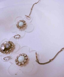 MERCURYDUO | クリアフラワーネックレス(ネックレス)