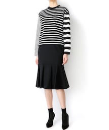 LE CIEL BLEU | マルチボーダースウェット(Tシャツ/カットソー)