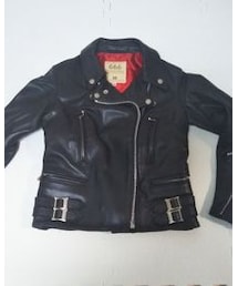 666 | 666 レザージャケット(ライダースジャケット)