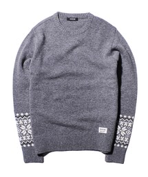 PAPERISM | NORDIC SLEEVE KNIT [GR](ニット/セーター)