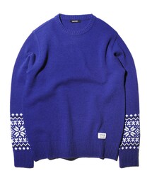 PAPERISM | NORDIC SLEEVE KNIT [RB](ニット/セーター)