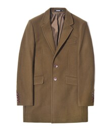 PAPERISM | CHESTERFIELD COAT KHAKI(ピーコート)