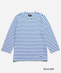 PAPERISM | 3/4 SLV STRIPE T-SHIRT(Tシャツ/カットソー)