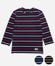 PAPERISM | 3/4 SLV MULTI STRIPE T-SHIRT(Tシャツ/カットソー)