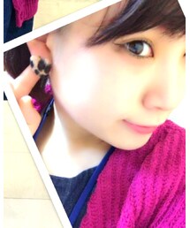 ヒョウ柄♡ピアス | ピアス（両耳用）