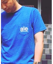 ale | 横浜ブランドaleのデニムTシャツ🎵 シンプルなデザインで合わせるやすいのでオススメです(^^)(Tシャツ/カットソー)