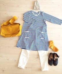 marimekko | ボーダーワンピース(ワンピース)