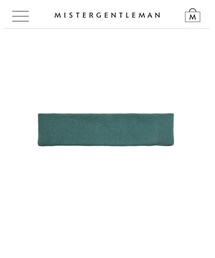 MR.GENTLEMAN | COTTON RIB HEAD BAND(ヘアバンド)