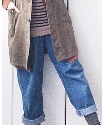 no brand | 古着のゆるデニム(デニムパンツ)