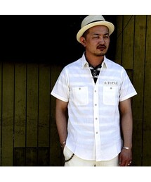 トパーズ 半袖ワークシャツ TOPAZ WORKER'S SHIRTS -GENERAL- [NATURAL] TS-2176(シャツ/ブラウス)