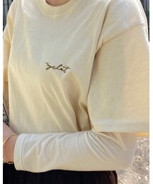 myuchat | myuchat 刺繍ロゴTシャツ BASEにて販売中！よろしければインスタも来てください~♩(Tシャツ/カットソー)