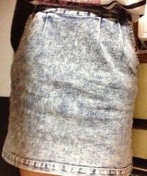 スピンズ | ハイウエストスカート
(デニムスカート)