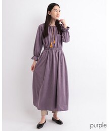 Fillil | タッセルスエードワンピース(ワンピース)