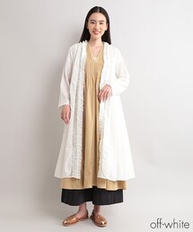 Fillil | 【ナチュラン掲載】フリルロングガウン(カーディガン/ボレロ)