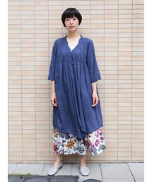 Fillil | フリルネック ピンタックカーディガン(カーディガン/ボレロ)