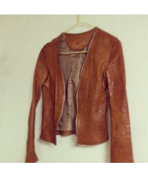 LE CIEL BLEU | レザージャケット(ジャケット/アウター)